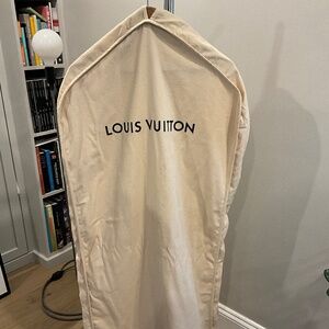 LOUIS VUITTON Garment Bag Dust Cover (authentic)